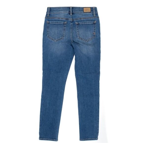 Girls Destructed Super Skinny Jean Pants & Elastic Waist Top 2-Piece Set Size 18 - Picture 8 of 13